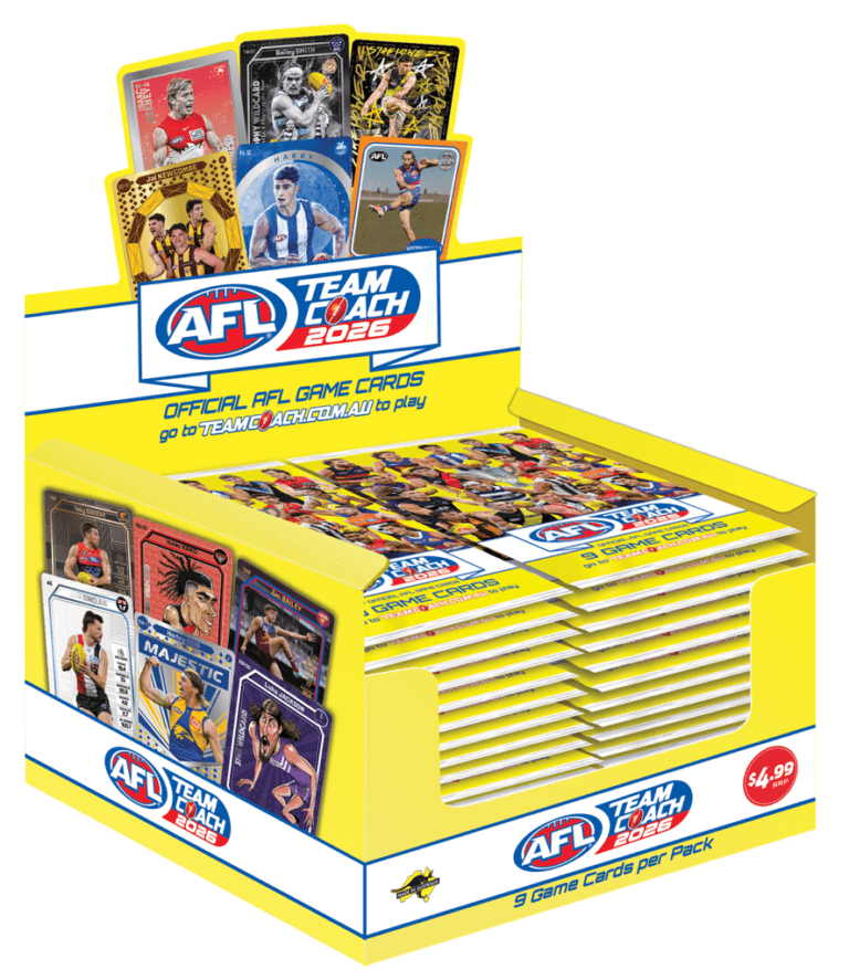 2026 AFL Teamcoach Box (in stock) – Aussie Cards and Collectables